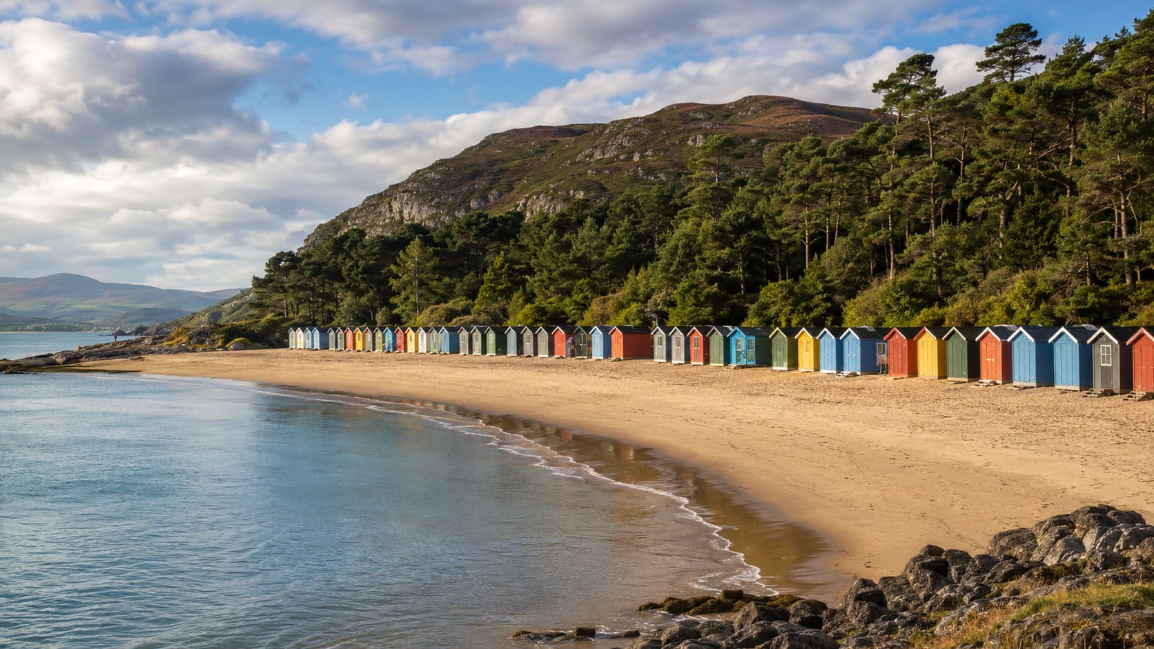Llanbedrog Beach on the Llyn Peninsula
